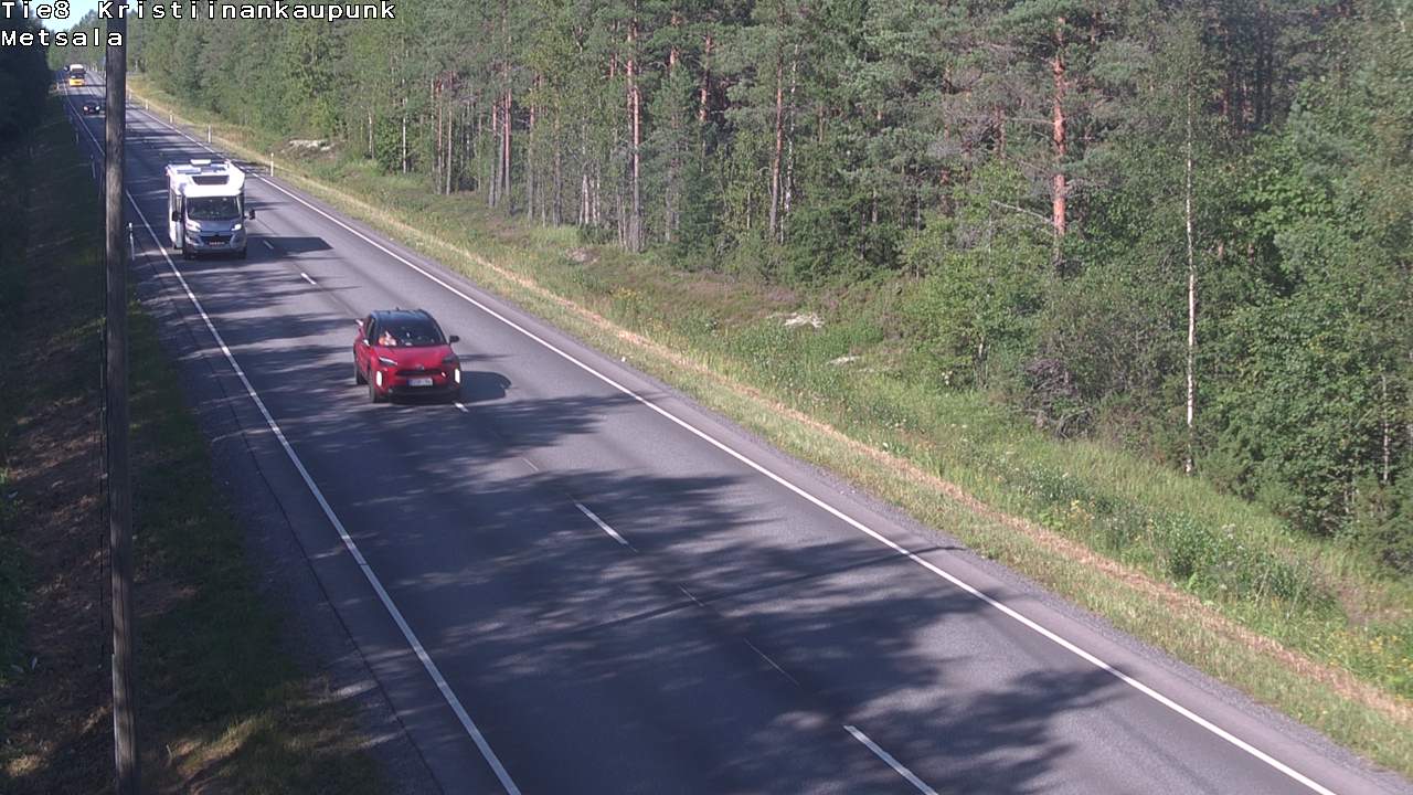 Kelikamerat Kuva Tie 8 Kristiinankaupunki, Metsälä, Kristiinankaupunki, Pohjanmaa