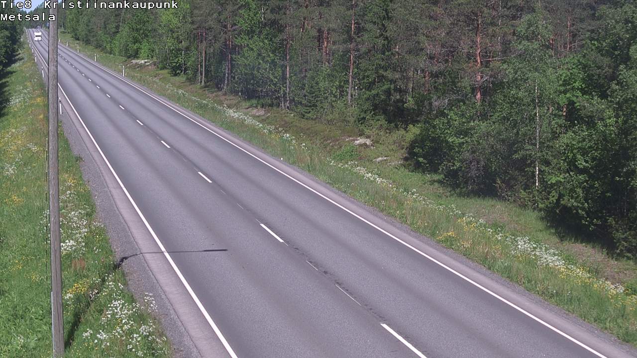 Weather Camera Image Väg 8 Kristinestad, Ömossa, Kristiinankaupunki, Pohjanmaa