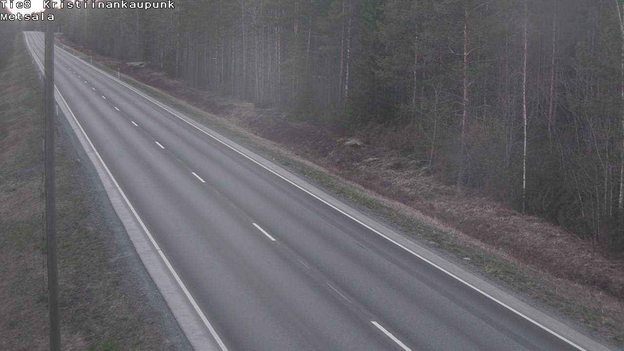 Weather Camera Image Väg 8 Kristinestad, Ömossa, Kristiinankaupunki, Pohjanmaa