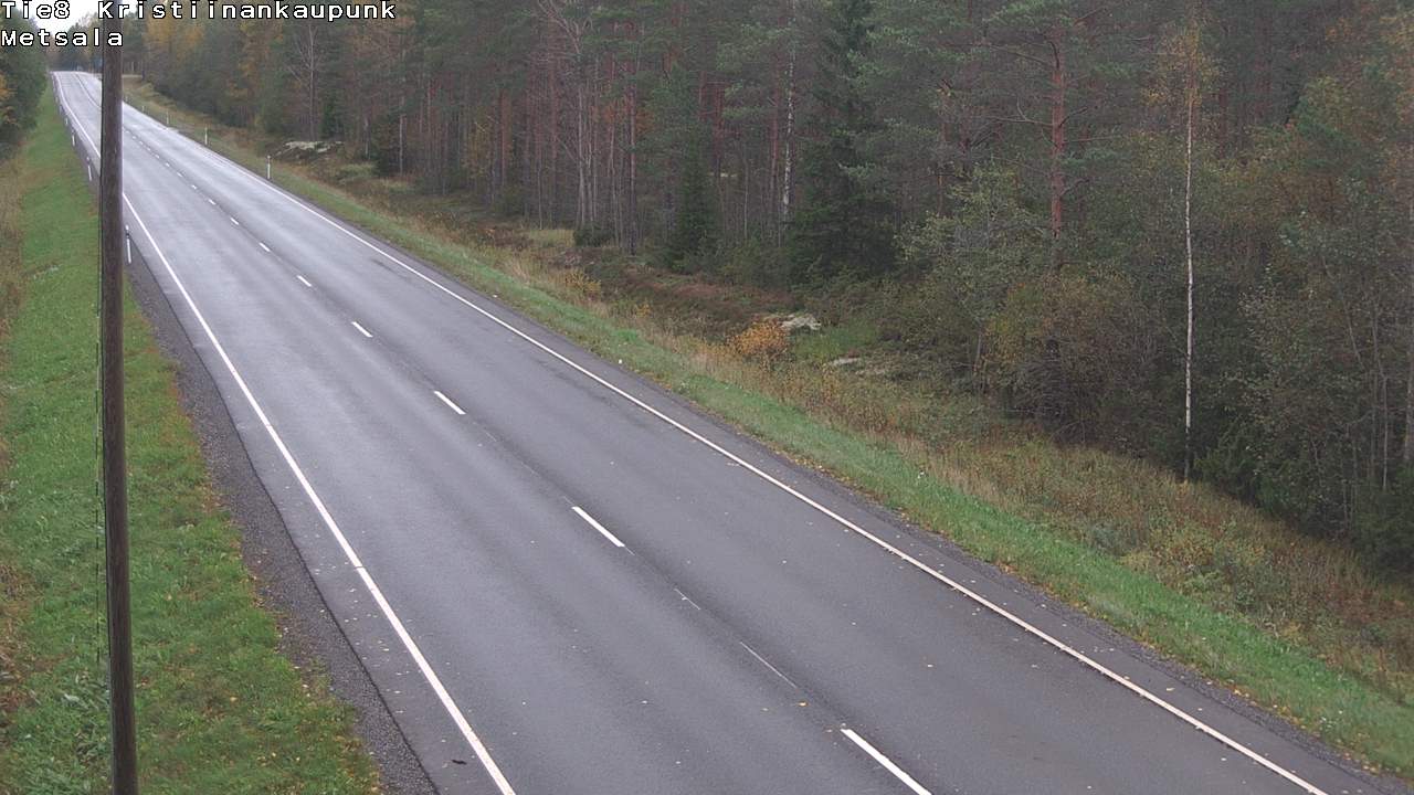 Weather Camera Image Väg 8 Kristinestad, Ömossa, Kristiinankaupunki, Pohjanmaa