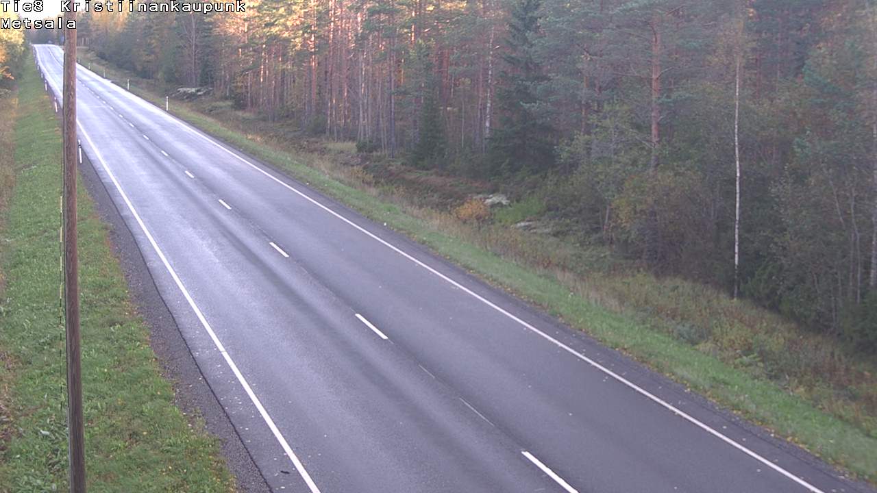Weather Camera Image Väg 8 Kristinestad, Ömossa, Kristiinankaupunki, Pohjanmaa