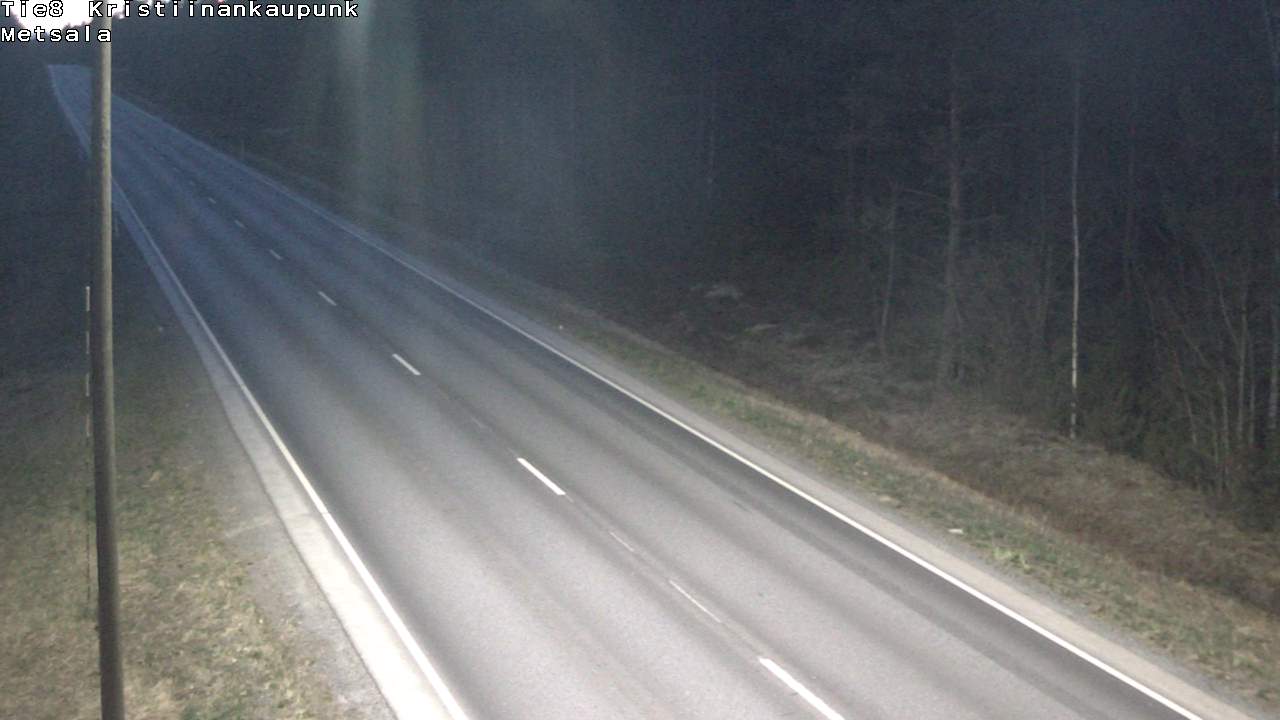 Weather Camera Image Väg 8 Kristinestad, Ömossa, Kristiinankaupunki, Pohjanmaa