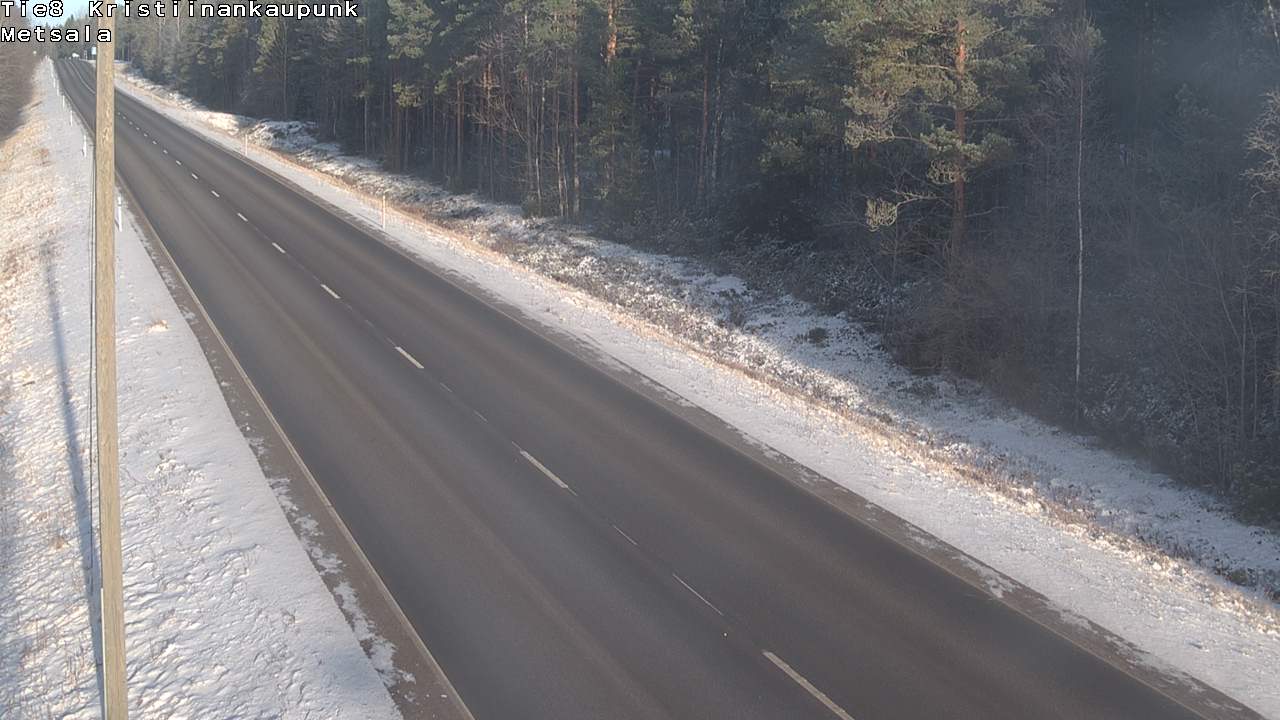 Kelikamerat Kuva Tie 8 Kristiinankaupunki, Metsälä, Kristiinankaupunki, Pohjanmaa