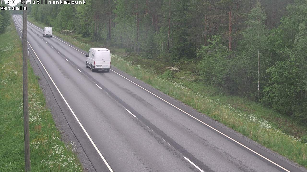 Kelikamerat Kuva Tie 8 Kristiinankaupunki, Metsälä, Kristiinankaupunki, Pohjanmaa