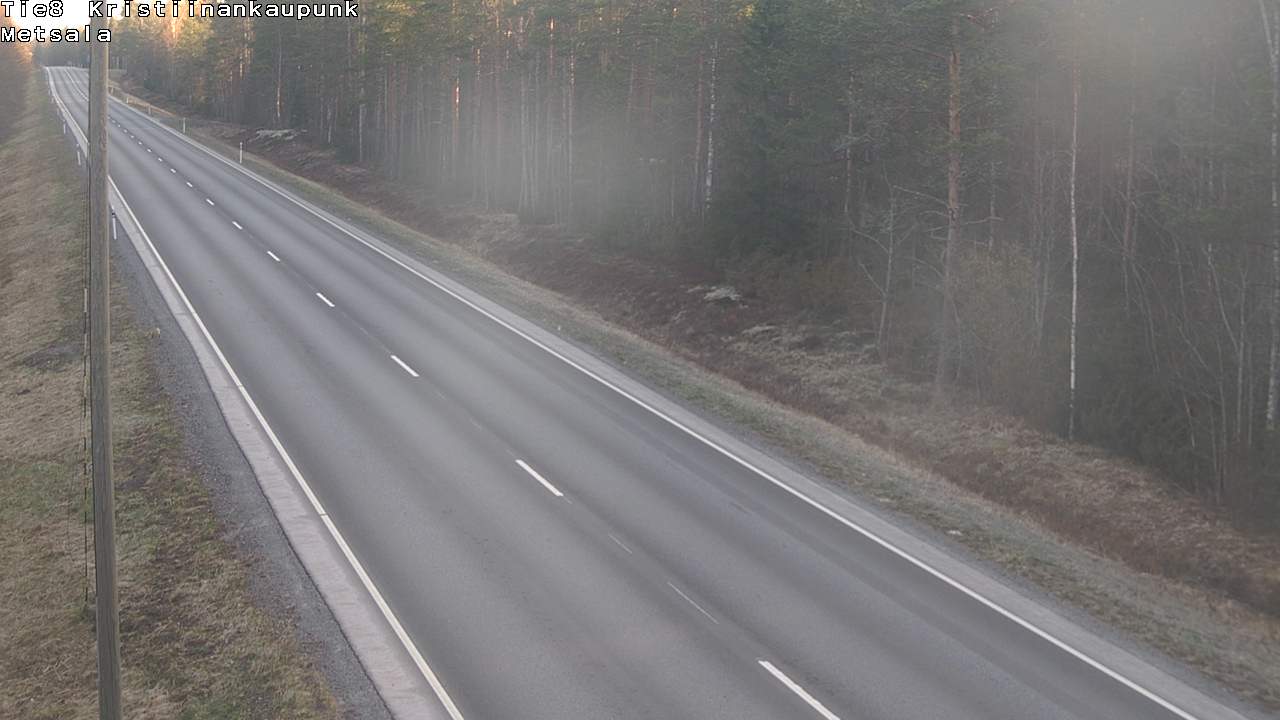 Weather Camera Image Väg 8 Kristinestad, Ömossa, Kristiinankaupunki, Pohjanmaa
