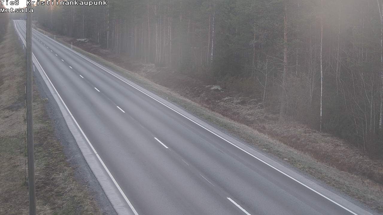 Weather Camera Image Väg 8 Kristinestad, Ömossa, Kristiinankaupunki, Pohjanmaa