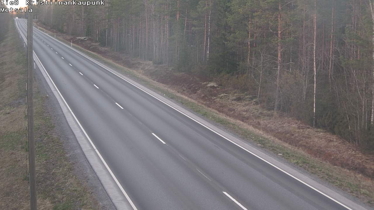 Weather Camera Image Väg 8 Kristinestad, Ömossa, Kristiinankaupunki, Pohjanmaa