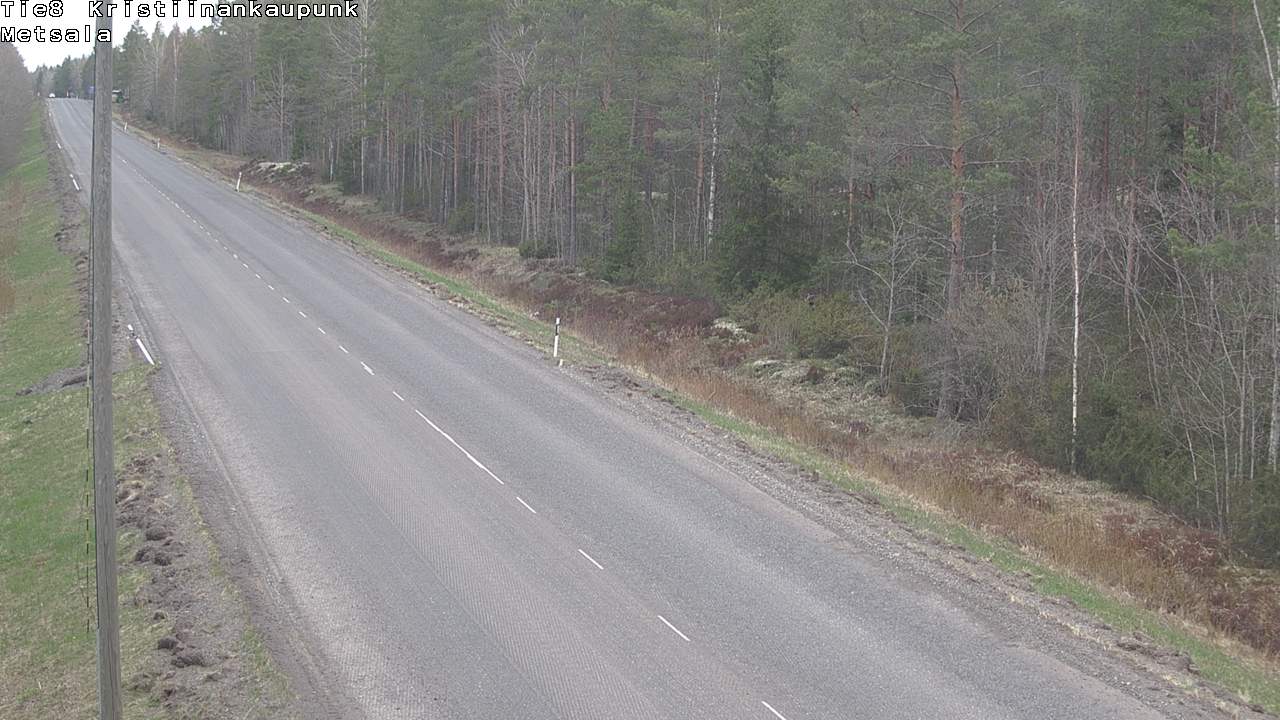Weather Camera Image Väg 8 Kristinestad, Ömossa, Kristiinankaupunki, Pohjanmaa