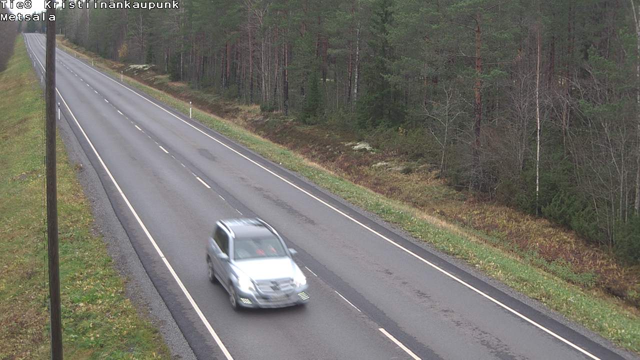 Kelikamerat Kuva Tie 8 Kristiinankaupunki, Metsälä, Kristiinankaupunki, Pohjanmaa