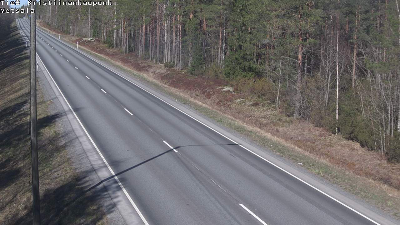 Weather Camera Image Väg 8 Kristinestad, Ömossa, Kristiinankaupunki, Pohjanmaa
