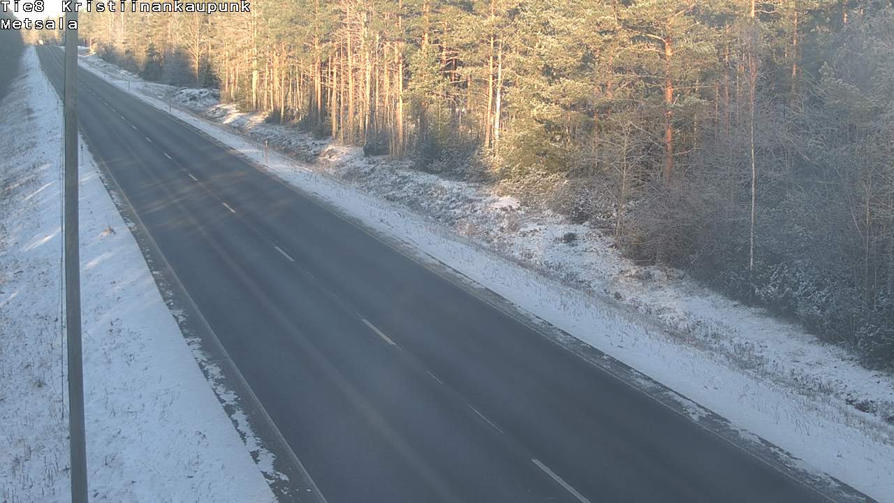 Weather Camera Image Väg 8 Kristinestad, Ömossa, Kristiinankaupunki, Pohjanmaa