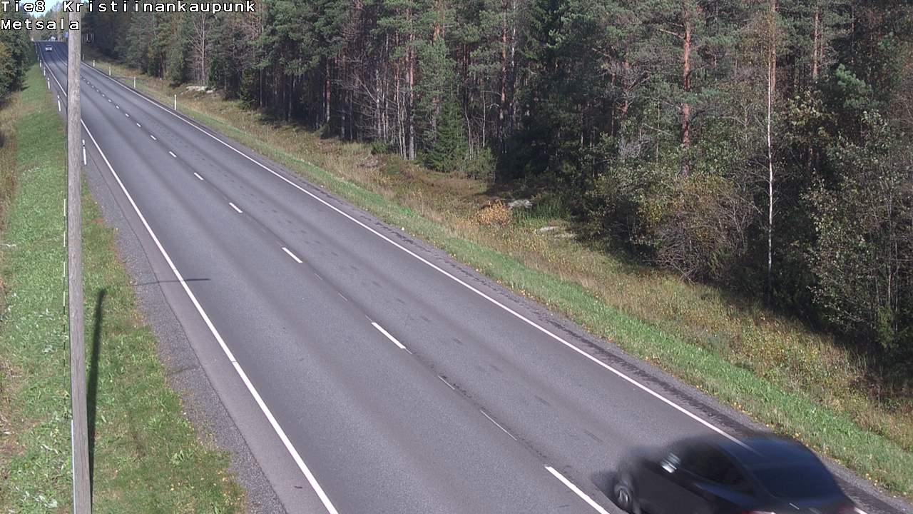 Weather Camera Image Road 8 Kristiinankaupunki Metsälä, Kristiinankaupunki, Pohjanmaa