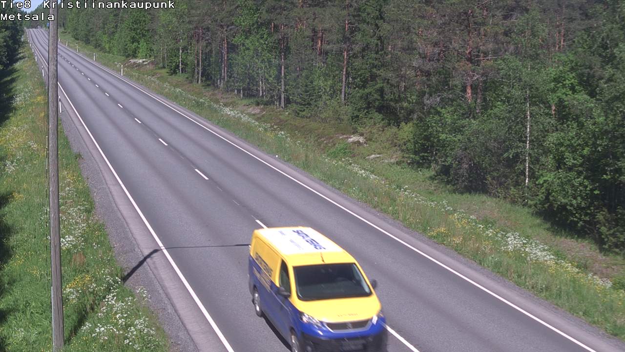 Weather Camera Image Väg 8 Kristinestad, Ömossa, Kristiinankaupunki, Pohjanmaa