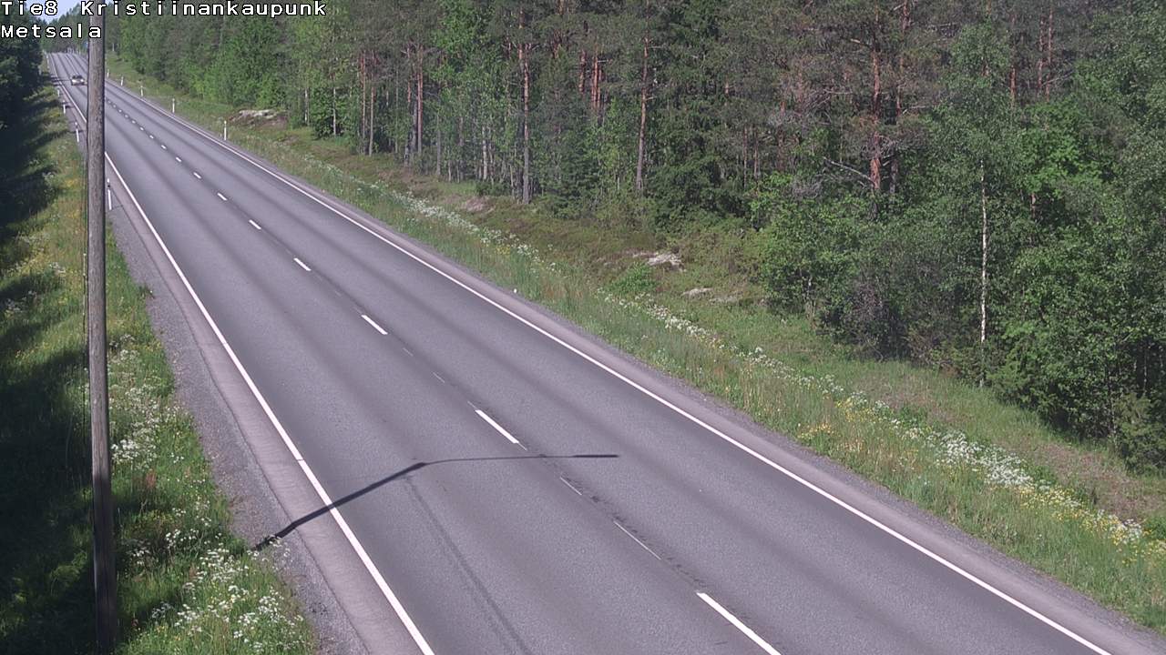 Weather Camera Image Väg 8 Kristinestad, Ömossa, Kristiinankaupunki, Pohjanmaa