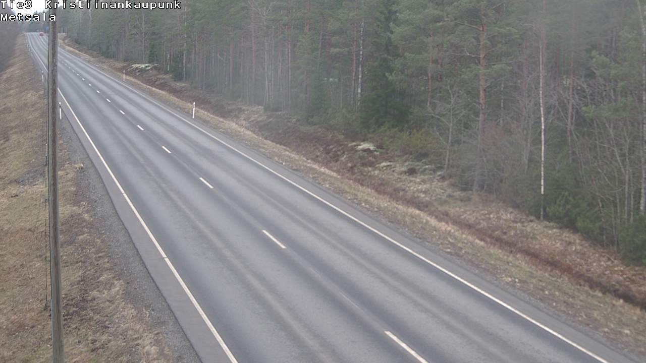 Weather Camera Image Road 8 Kristiinankaupunki Metsälä, Kristiinankaupunki, Pohjanmaa