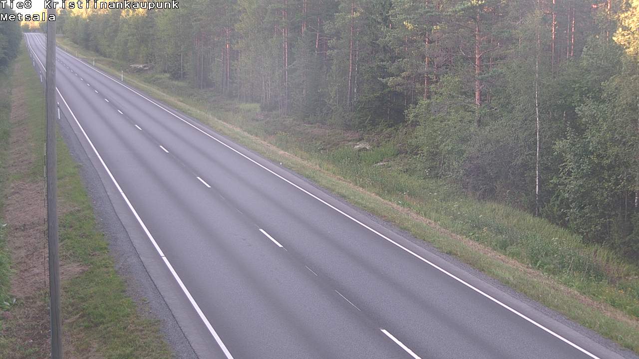 Kelikamerat Kuva Tie 8 Kristiinankaupunki, Metsälä, Kristiinankaupunki, Pohjanmaa