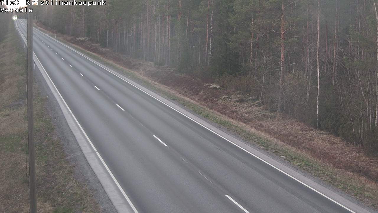 Weather Camera Image Väg 8 Kristinestad, Ömossa, Kristiinankaupunki, Pohjanmaa