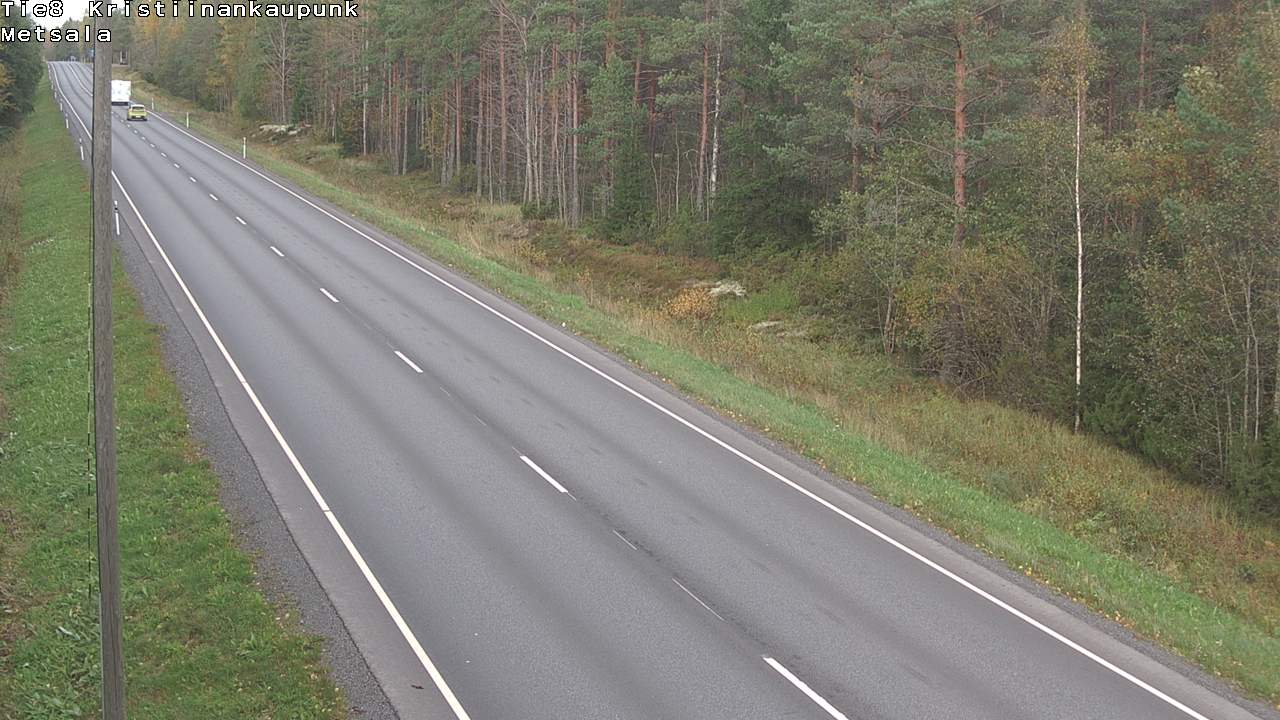 Weather Camera Image Road 8 Kristiinankaupunki Metsälä, Kristiinankaupunki, Pohjanmaa