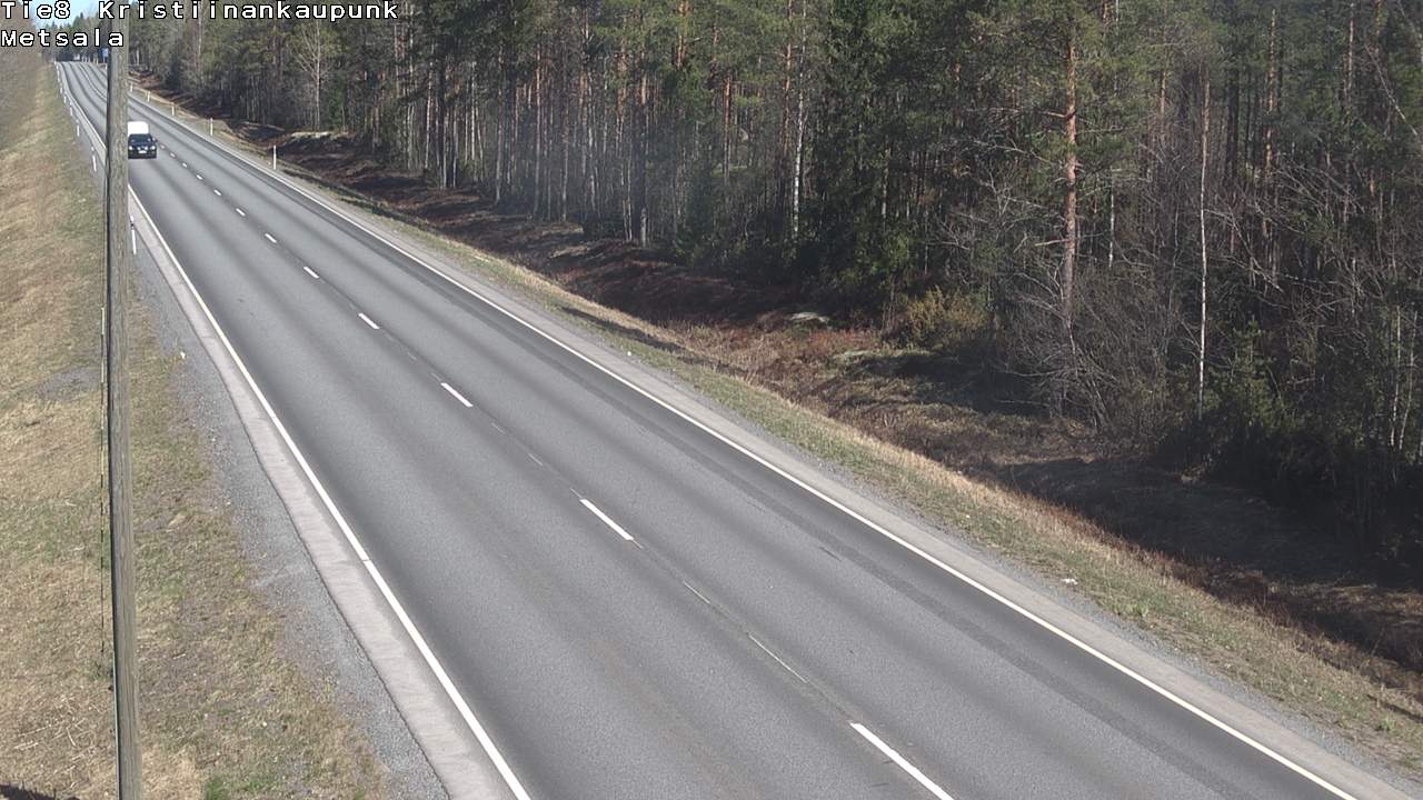 Weather Camera Image Väg 8 Kristinestad, Ömossa, Kristiinankaupunki, Pohjanmaa