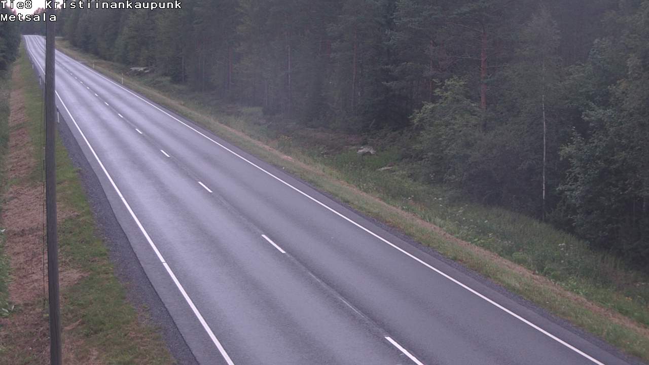 Weather Camera Image Road 8 Kristiinankaupunki Metsälä, Kristiinankaupunki, Pohjanmaa