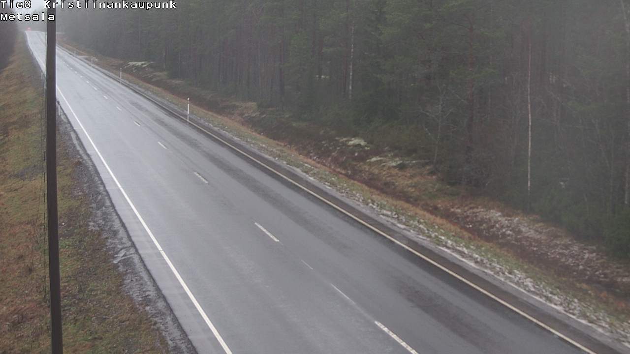 Weather Camera Image Väg 8 Kristinestad, Ömossa, Kristiinankaupunki, Pohjanmaa