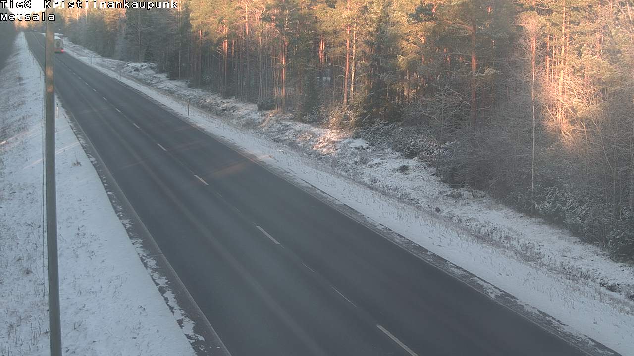 Weather Camera Image Väg 8 Kristinestad, Ömossa, Kristiinankaupunki, Pohjanmaa