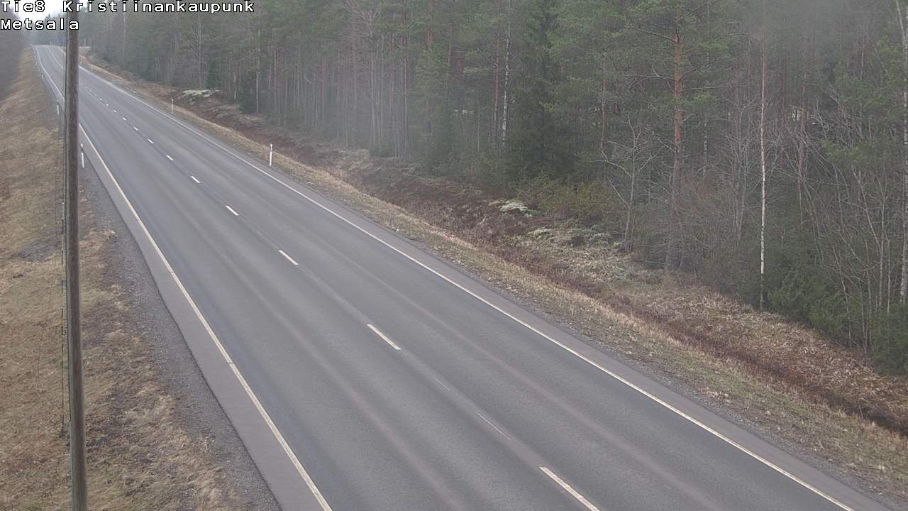 Weather Camera Image Road 8 Kristiinankaupunki Metsälä, Kristiinankaupunki, Pohjanmaa