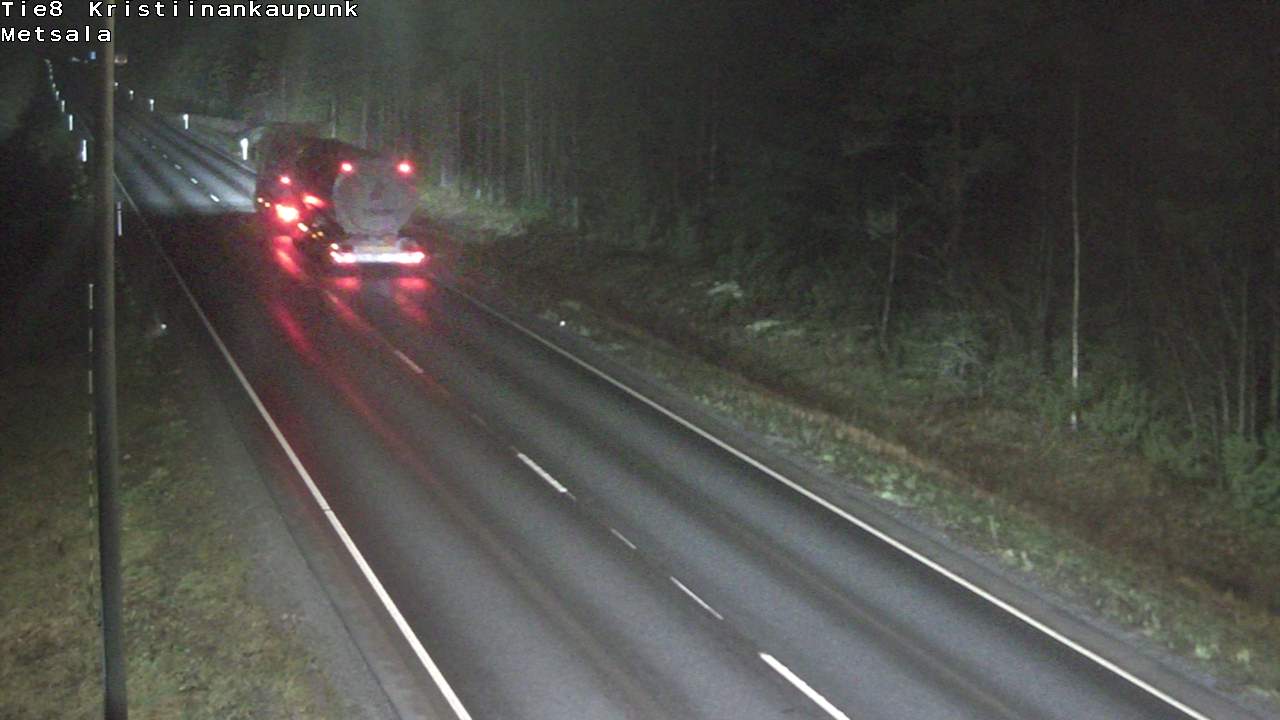 Weather Camera Image Väg 8 Kristinestad, Ömossa, Kristiinankaupunki, Pohjanmaa