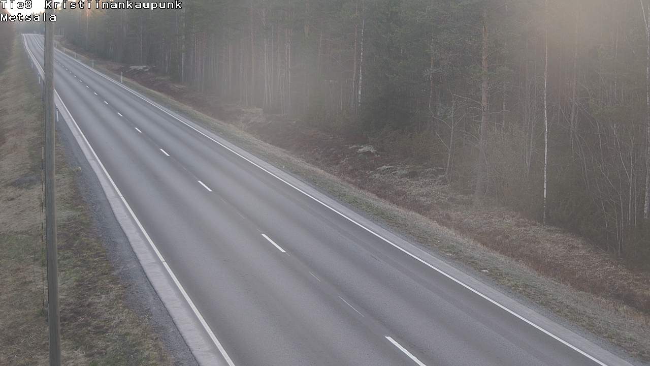 Weather Camera Image Väg 8 Kristinestad, Ömossa, Kristiinankaupunki, Pohjanmaa