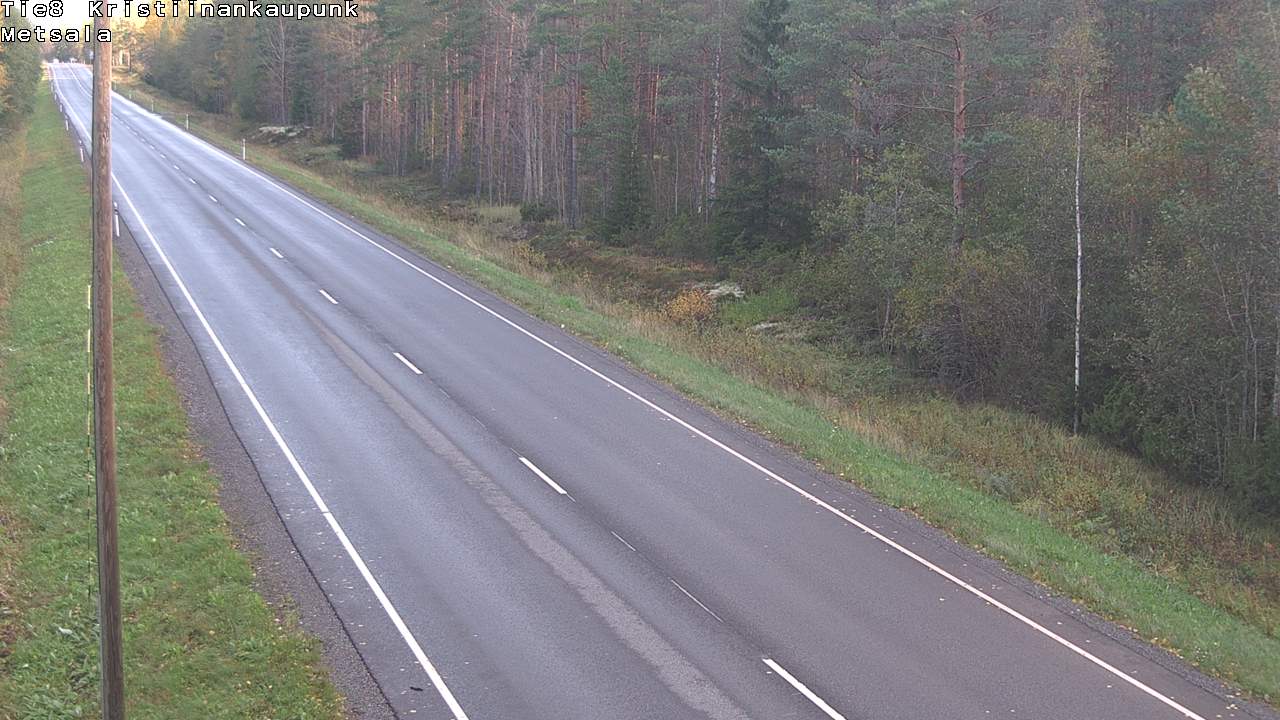 Weather Camera Image Road 8 Kristiinankaupunki Metsälä, Kristiinankaupunki, Pohjanmaa