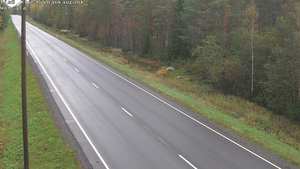Kelikamerat Kuva Tie 8 Kristiinankaupunki, Metsälä, Kristiinankaupunki, Pohjanmaa