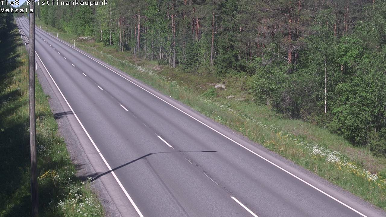 Weather Camera Image Väg 8 Kristinestad, Ömossa, Kristiinankaupunki, Pohjanmaa