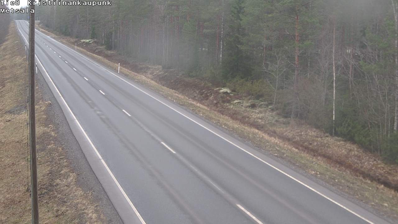 Weather Camera Image Road 8 Kristiinankaupunki Metsälä, Kristiinankaupunki, Pohjanmaa