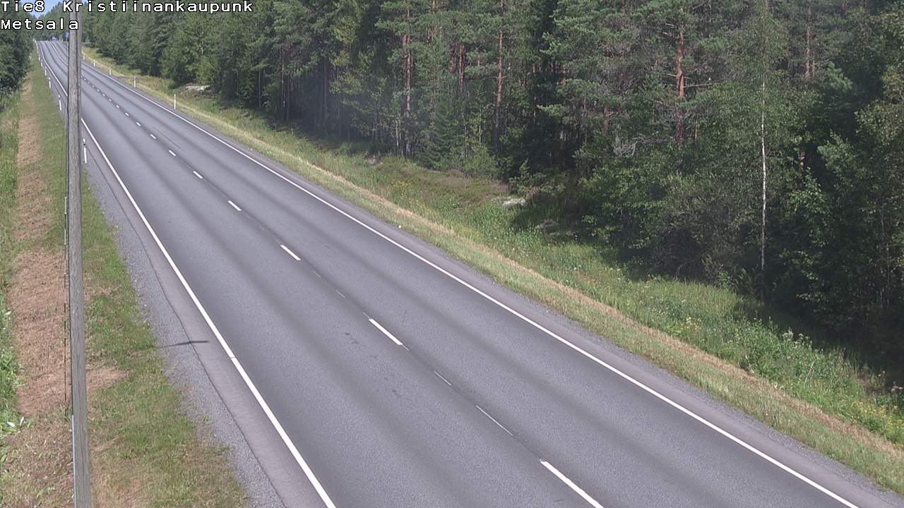 Kelikamerat Kuva Tie 8 Kristiinankaupunki, Metsälä, Kristiinankaupunki, Pohjanmaa