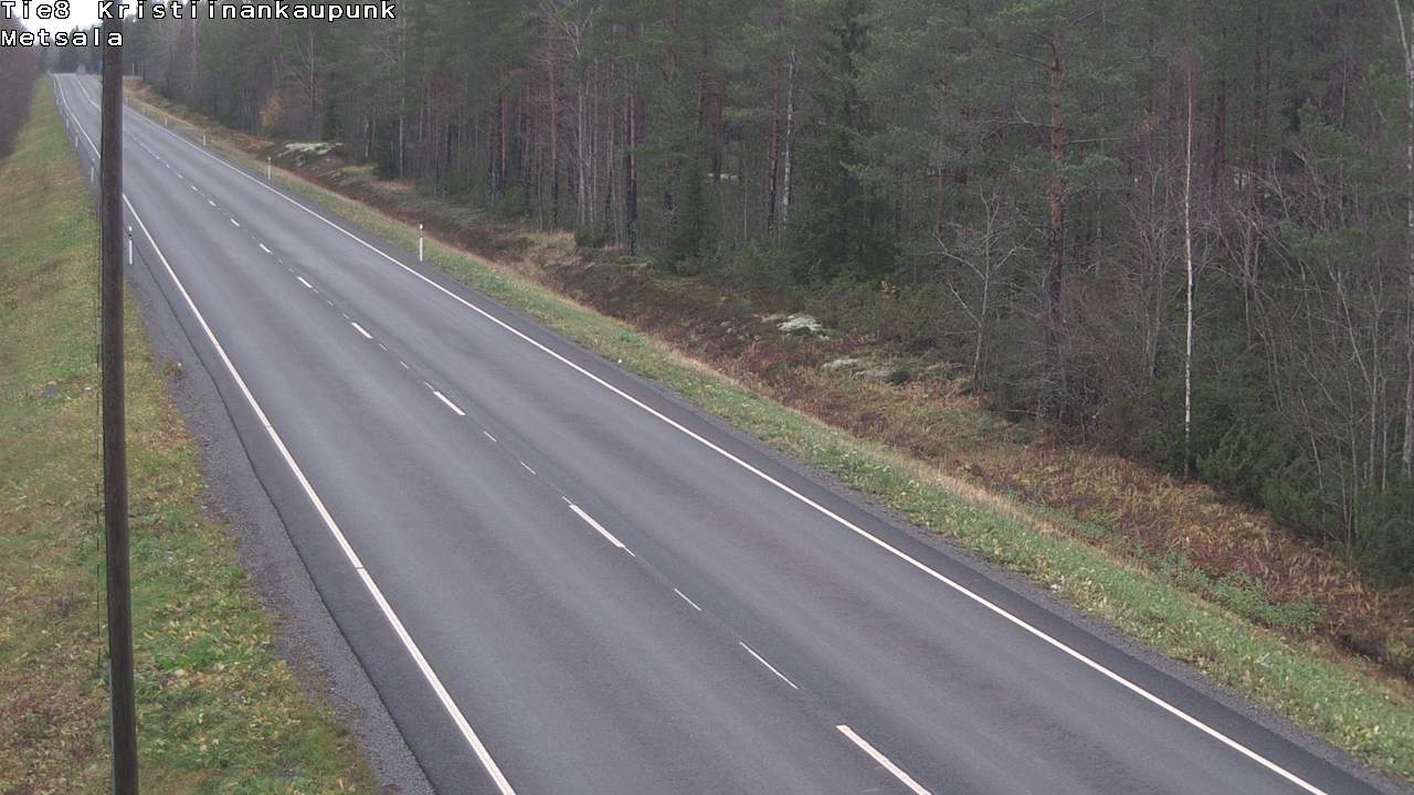Kelikamerat Kuva Tie 8 Kristiinankaupunki, Metsälä, Kristiinankaupunki, Pohjanmaa