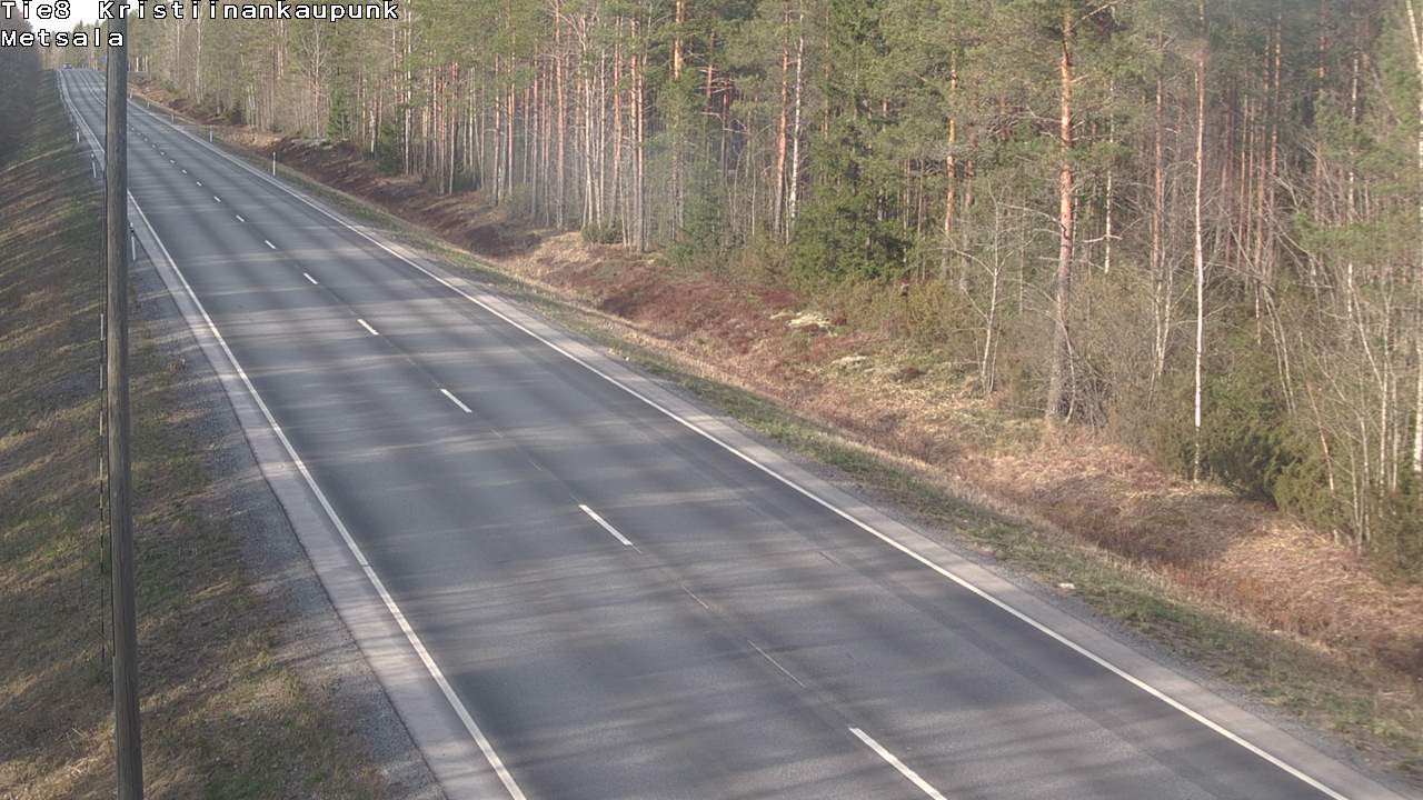 Weather Camera Image Väg 8 Kristinestad, Ömossa, Kristiinankaupunki, Pohjanmaa