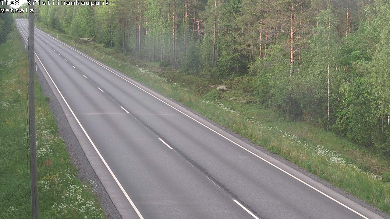 Kelikamerat Kuva Tie 8 Kristiinankaupunki, Metsälä, Kristiinankaupunki, Pohjanmaa