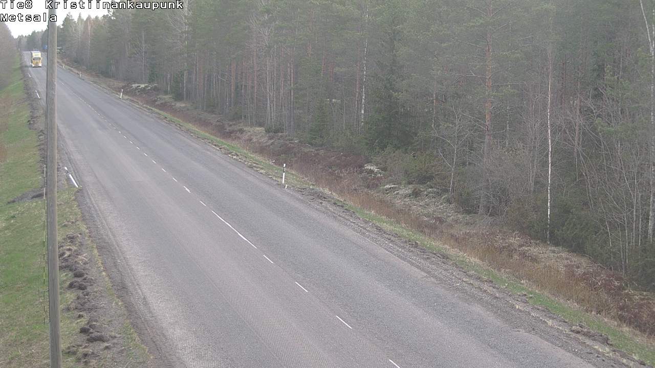 Weather Camera Image Väg 8 Kristinestad, Ömossa, Kristiinankaupunki, Pohjanmaa