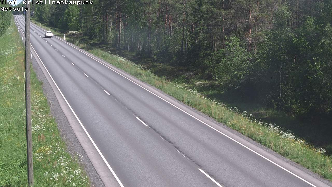 Weather Camera Image Väg 8 Kristinestad, Ömossa, Kristiinankaupunki, Pohjanmaa