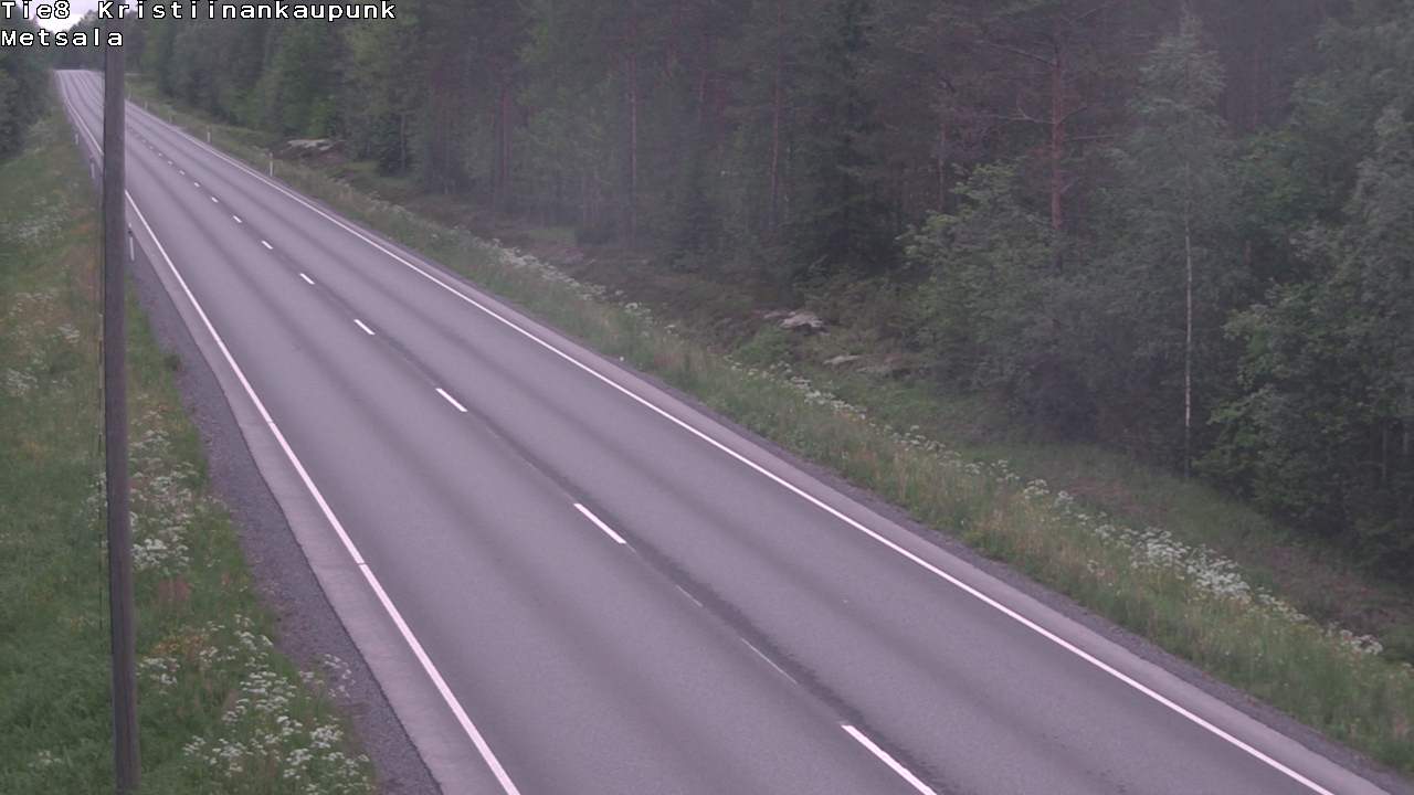 Kelikamerat Kuva Tie 8 Kristiinankaupunki, Metsälä, Kristiinankaupunki, Pohjanmaa