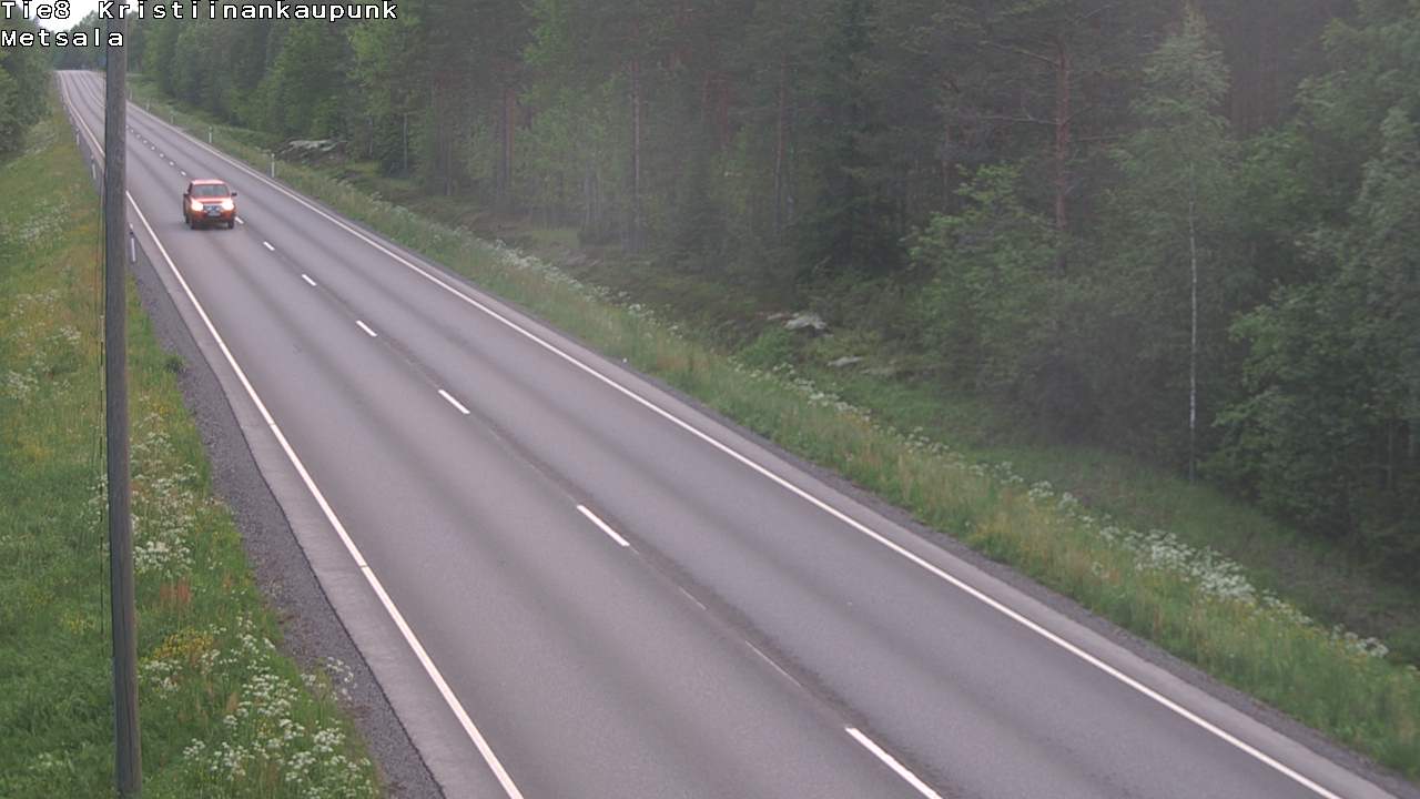 Kelikamerat Kuva Tie 8 Kristiinankaupunki, Metsälä, Kristiinankaupunki, Pohjanmaa