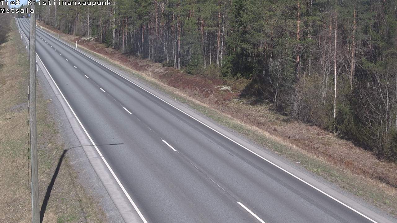 Weather Camera Image Väg 8 Kristinestad, Ömossa, Kristiinankaupunki, Pohjanmaa