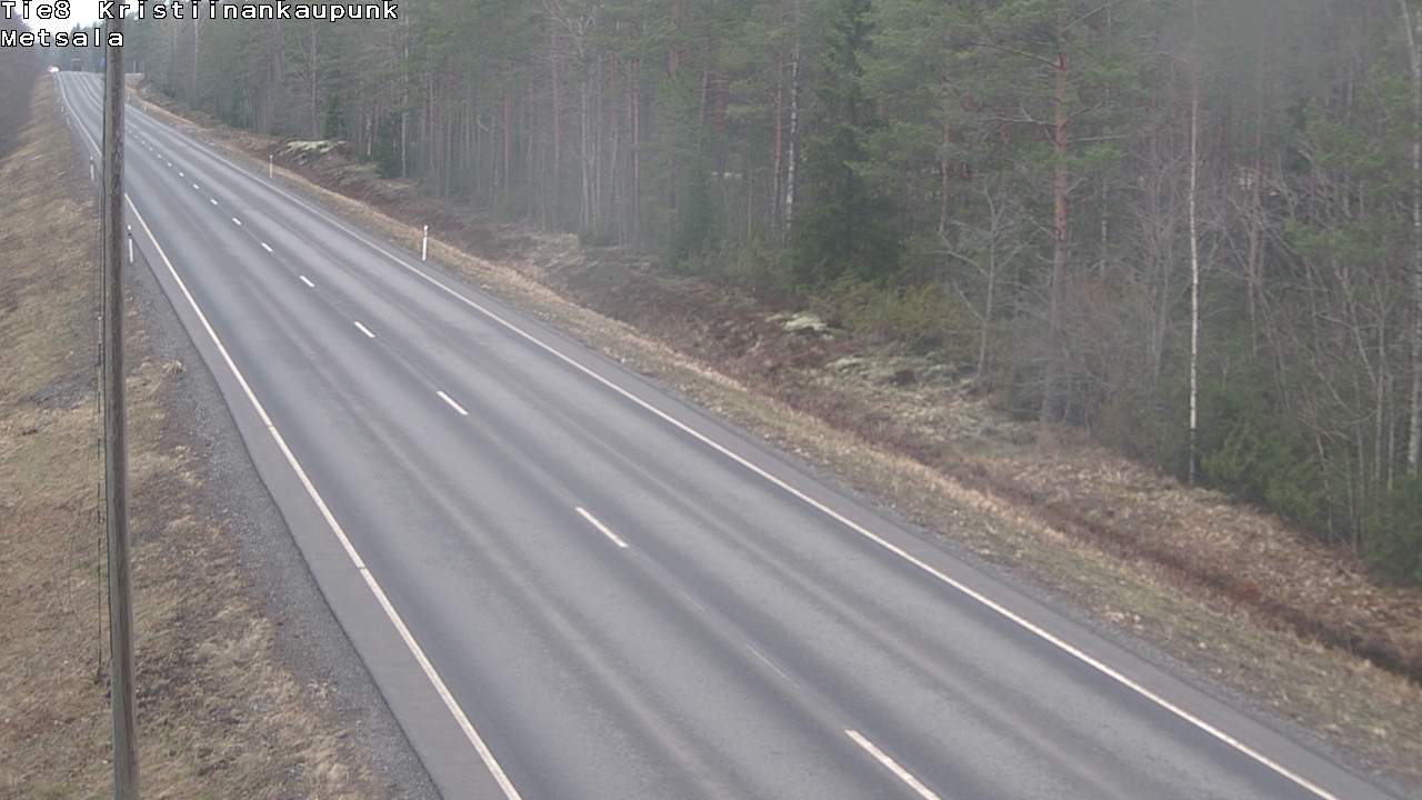 Weather Camera Image Road 8 Kristiinankaupunki Metsälä, Kristiinankaupunki, Pohjanmaa
