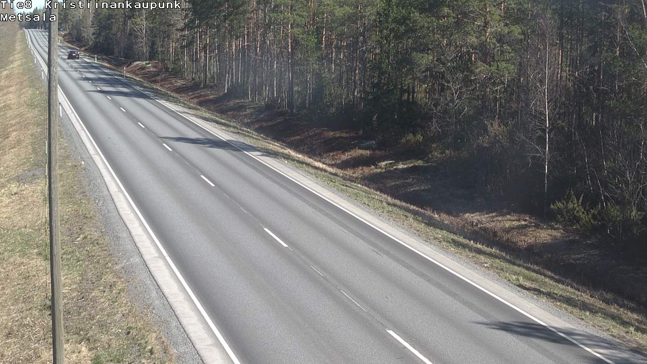 Weather Camera Image Väg 8 Kristinestad, Ömossa, Kristiinankaupunki, Pohjanmaa