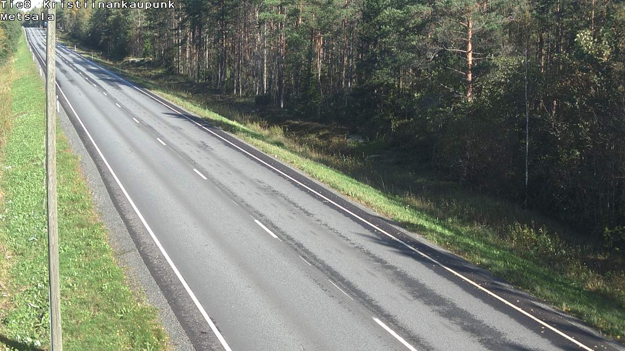 Weather Camera Image Road 8 Kristiinankaupunki Metsälä, Kristiinankaupunki, Pohjanmaa
