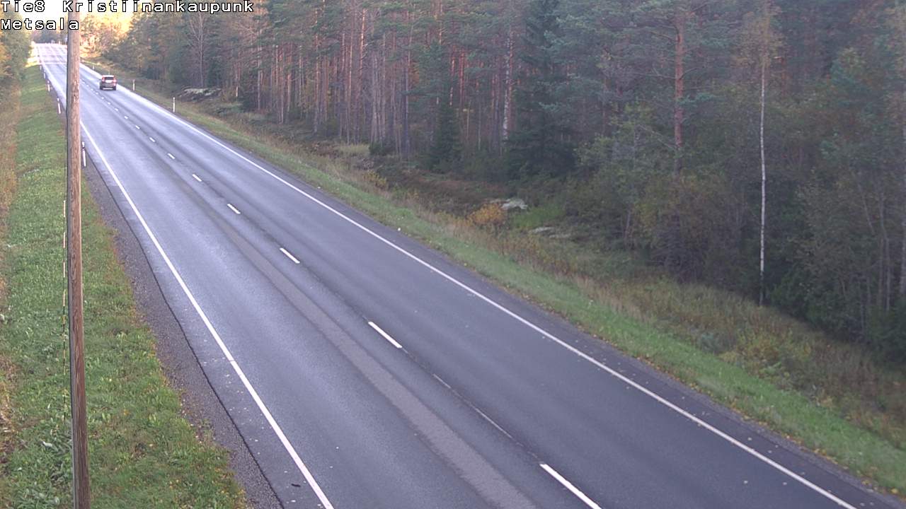 Weather Camera Image Road 8 Kristiinankaupunki Metsälä, Kristiinankaupunki, Pohjanmaa