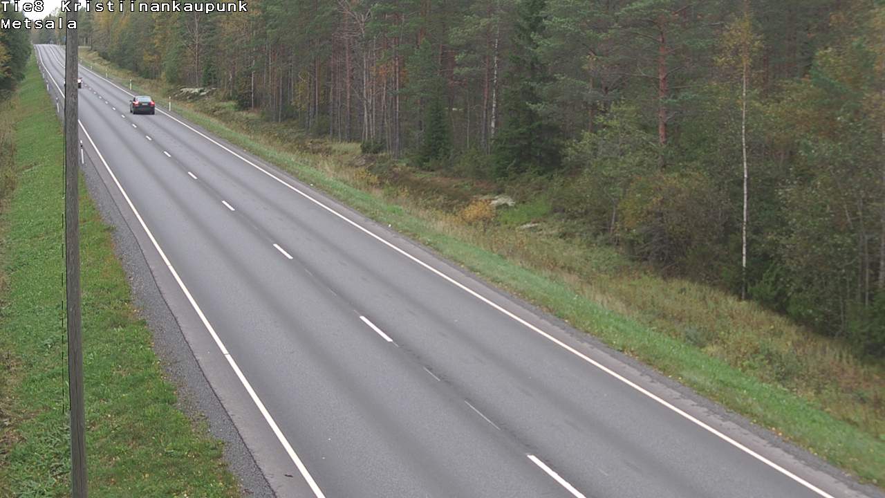 Kelikamerat Kuva Tie 8 Kristiinankaupunki, Metsälä, Kristiinankaupunki, Pohjanmaa