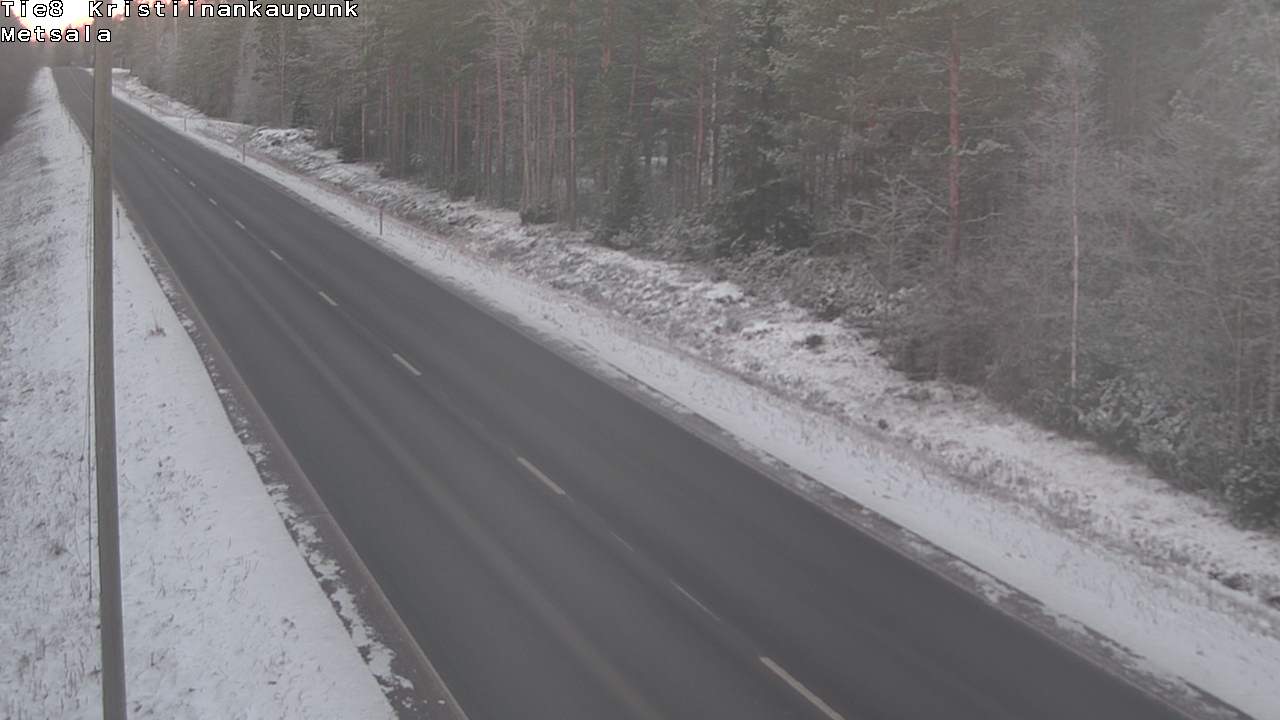 Weather Camera Image Väg 8 Kristinestad, Ömossa, Kristiinankaupunki, Pohjanmaa