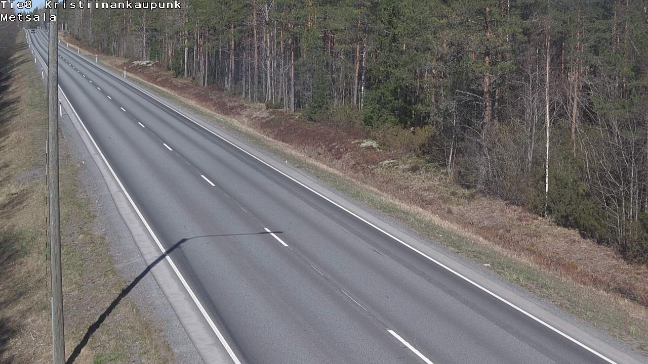 Weather Camera Image Väg 8 Kristinestad, Ömossa, Kristiinankaupunki, Pohjanmaa