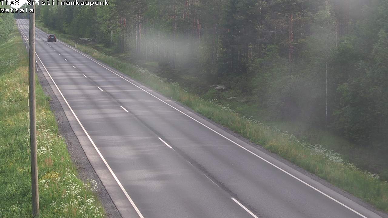 Weather Camera Image Road 8 Kristiinankaupunki Metsälä, Kristiinankaupunki, Pohjanmaa